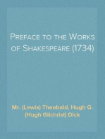 Preface to the Works of Shakespeare (1734)