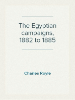 The Egyptian campaigns, 1882 to 1885