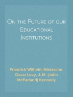 On the Future of our Educational Institutions