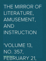 The Mirror of Literature, Amusement, and Instruction
Volume 13, No. 357, February 21, 1829