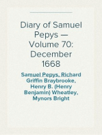 Diary of Samuel Pepys — Volume 70