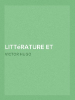 Littérature et Philosophie mêlées