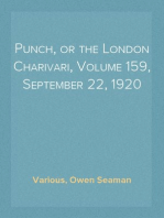 Punch, or the London Charivari, Volume 159, September 22, 1920