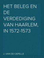 Het beleg en de verdediging van Haarlem, in 1572-1573