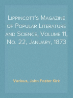 Lippincott's Magazine of Popular Literature and Science, Volume 11, No. 22, January, 1873