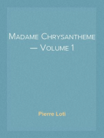 Madame Chrysantheme — Volume 1