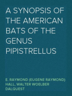 A Synopsis of the American Bats of the Genus Pipistrellus