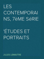 Les Contemporains, 7ème Série
Études et Portraits Littéraires