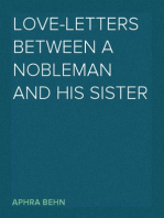 Love-Letters Between a Nobleman and His Sister