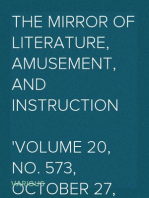 The Mirror of Literature, Amusement, and Instruction
Volume 20, No. 573, October 27, 1832