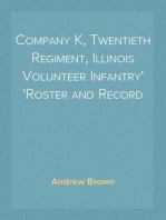 Company K, Twentieth Regiment, Illinois Volunteer Infantry
Roster and Record