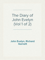 The Diary of John Evelyn (Vol 1 of 2)