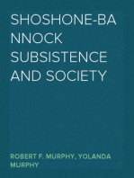 Shoshone-Bannock Subsistence and Society