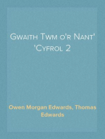 Gwaith Twm o'r Nant
Cyfrol 2