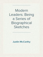 Modern Leaders: Being a Series of Biographical Sketches