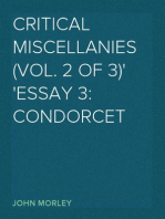 Critical Miscellanies (Vol. 2 of 3)
Essay 3