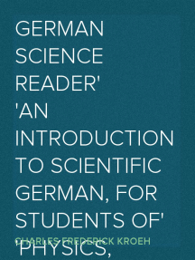 German Science Reader An Introduction to Scientific German, for ...