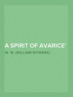 A Spirit of Avarice
Odd Craft, Part 11.