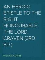 An Heroic Epistle to the Right Honourable the Lord Craven (3rd Ed.)