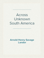 Across Unknown South America