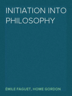 Initiation into Philosophy