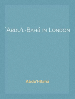`Abdu'l-Bahá in London