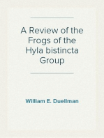 A Review of the Frogs of the Hyla bistincta Group