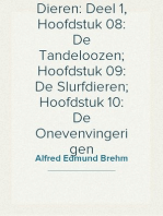 Het Leven der Dieren: Deel 1, Hoofdstuk 08: De Tandeloozen; Hoofdstuk 09: De Slurfdieren; Hoofdstuk 10: De Onevenvingerigen