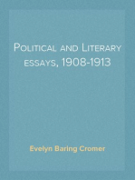 Political and Literary essays, 1908-1913