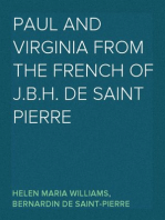 Paul and Virginia from the French of J.B.H. de Saint Pierre