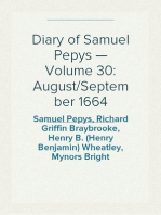 Diary of Samuel Pepys — Volume 30