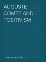 Auguste Comte and Positivism