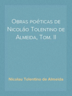 Obras poéticas de Nicoláo Tolentino de Almeida, Tom. II