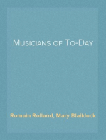 Musicians of To-Day