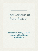 The Critique of Pure Reason