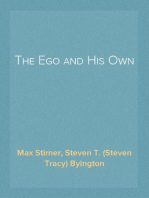 The Ego and His Own