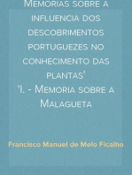 Memorias sobre a influencia dos descobrimentos portuguezes no conhecimento das plantas
I. - Memoria sobre a Malagueta