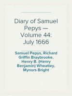 Diary of Samuel Pepys — Volume 44