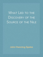 What Led to the Discovery of the Source of the Nile