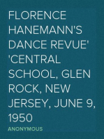 Florence Hanemann's Dance Revue
Central School, Glen Rock, New Jersey, June 9, 1950