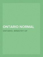 Ontario Normal School Manuals