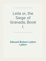Leila or, the Siege of Granada, Book I.