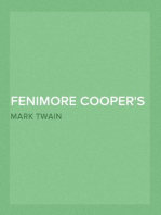 Fenimore Cooper's Literary Offences