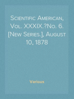Scientific American, Vol. XXXIX.No. 6. [New Series.], August 10, 1878