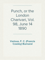 Punch, or the London Charivari, Vol. 98, June 14 1890