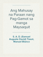 Ang Mahusay na Paraan nang Pag-Gamot sa manga Maysaquit