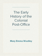 The Early History of the Colonial Post-Office