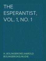 The Esperantist, Vol. 1, No. 1