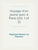 Voyage d'un jeune grec à Paris (Vol. 1 of 2)