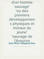 De l'éducation d'un homme sauvage
ou des premiers développemens physiques et moraux du jeune
sauvage de l'Aveyron